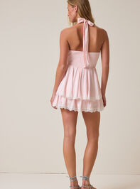 Kennedie Satin Lace Romper Detail 4 - AS Kids