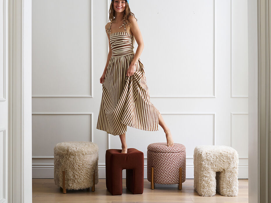 Millie Upholstered Storage Stool - ALTAR'D STATE KIDS - 