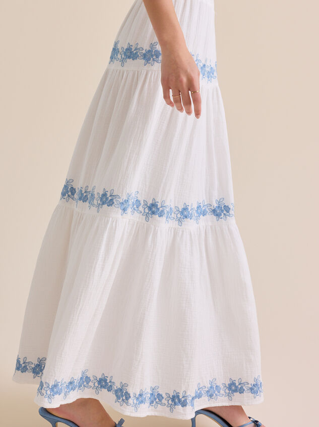 Addy Embroidered Maxi Skirt Detail 4 - ALTAR'D STATE KIDS