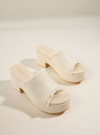 Matisse Terry Platform Heel Detail 4 - AS Kids