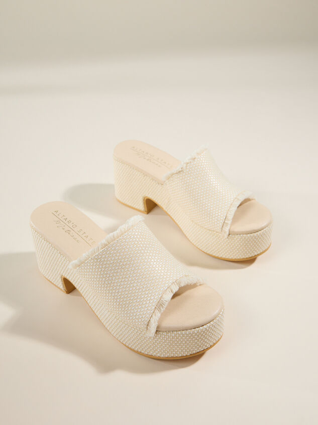Matisse Terry Platform Heel Detail 4 - AS Kids