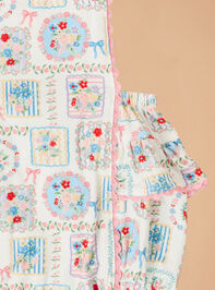 Finley Floral Patchwork Ruffle Sunsuit Detail 2 - ALTAR'D STATE KIDS