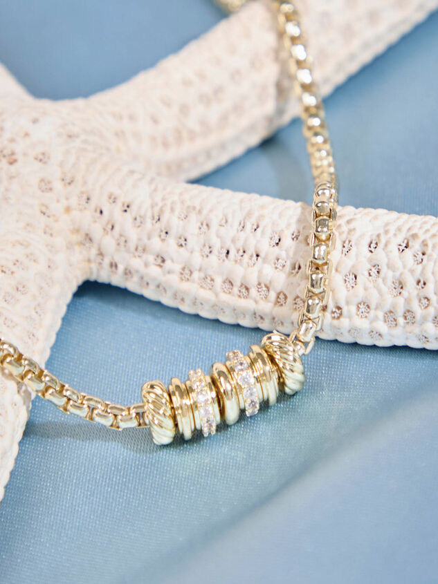 Wren Rondelle Chain Necklace Detail 3 - AS Kids