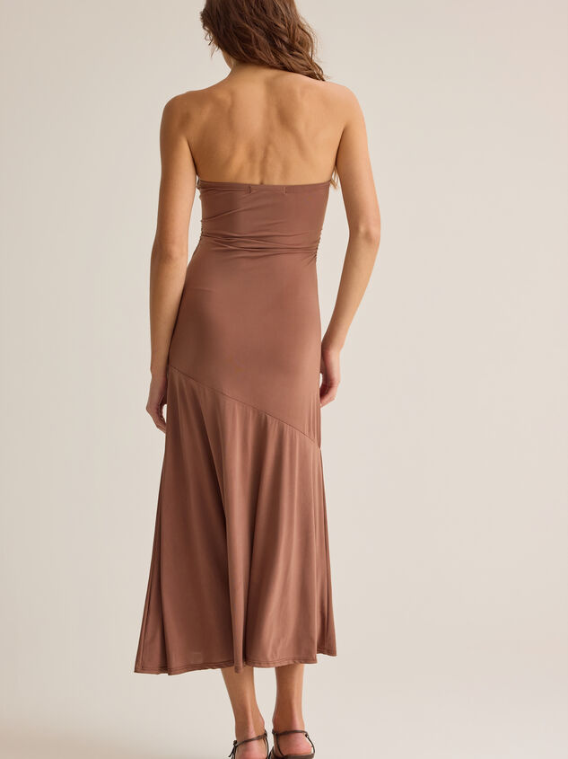 Fallon Strapless Maxi Dress Detail 5 - AS Kids