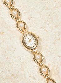 Pearl Oval Face Watch Detail 3 - ALTAR'D STATE KIDS