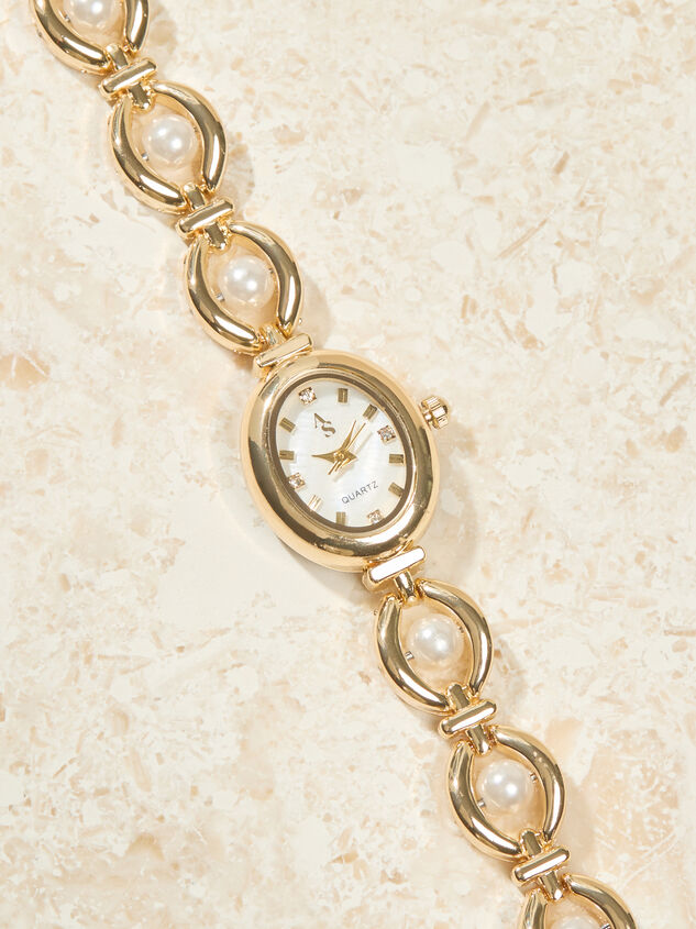 Pearl Oval Face Watch Detail 3 - ALTAR'D STATE KIDS
