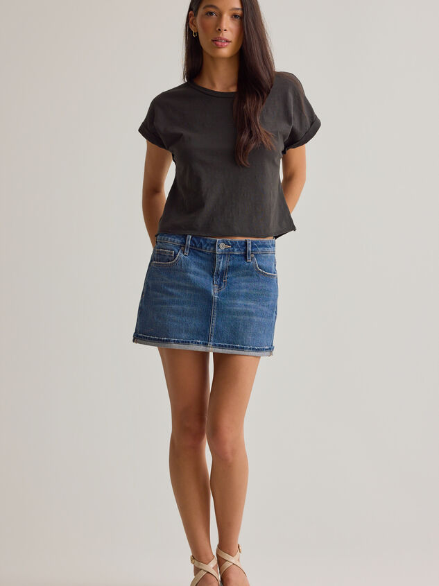 Demi Slub Roll Sleeve Tee Detail 2 - AS Kids