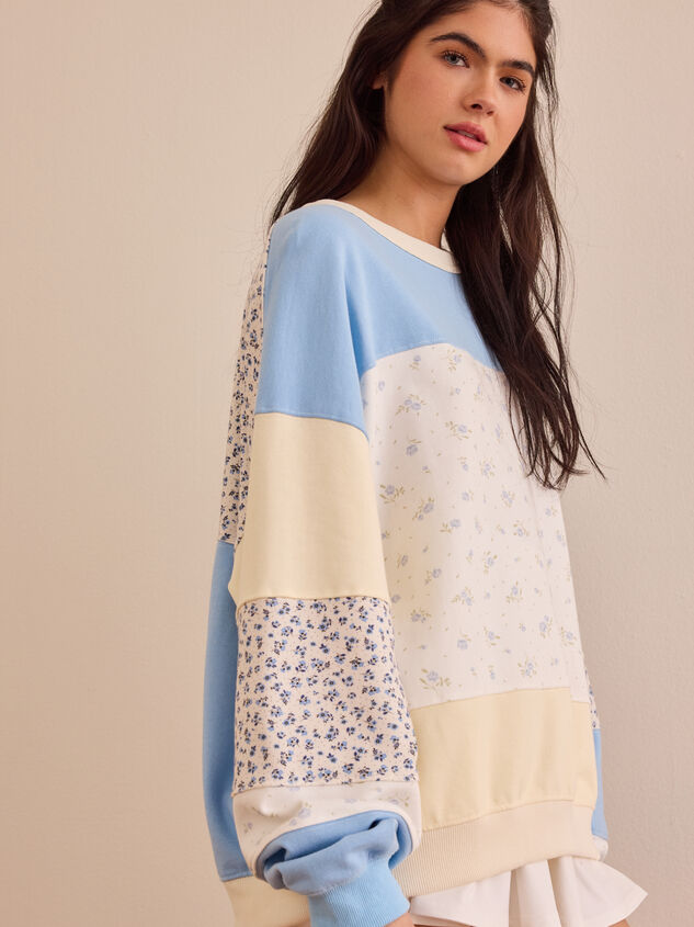 Mixed Bloom Pullover Detail 2 - ALTAR'D STATE KIDS