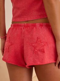Vault Star Sweat Shorts Detail 5 - AS Kids