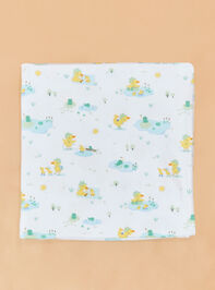Duck Pond Swaddle with Bib Detail 2 - ALTAR'D STATE KIDS
