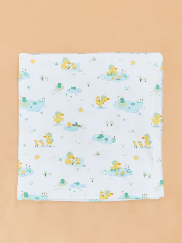 Duck Pond Swaddle with Bib Detail 2 - ALTAR'D STATE KIDS