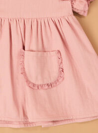 Magnolia Collar Toddler Dress Detail 3 - AS Kids