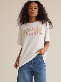 Girl Mom Floral Tee Detail 2 - ALTAR'D STATE KIDS