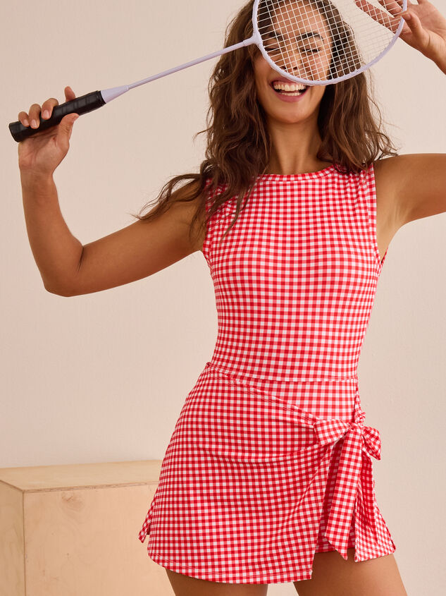 Warm Up Gingham Dress Detail 4 - AS Kids