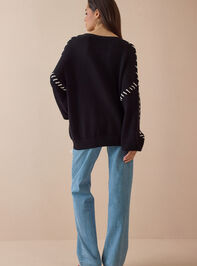 Hassie Stitch Sweater Detail 6 - AS Kids