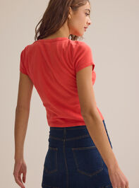 Corinne Miss America Baby Tee Detail 4 - ALTAR'D STATE KIDS