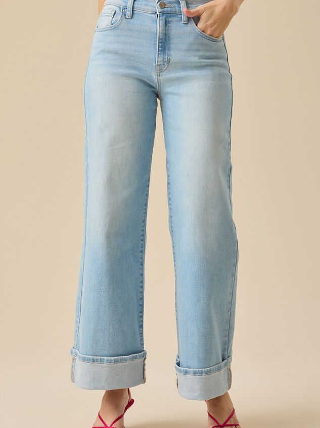 Helen Roll Cuff Jeans Detail 2 - ALTAR'D STATE KIDS