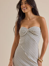 Conny Striped Midi Dress Detail 3 - ALTAR'D STATE KIDS