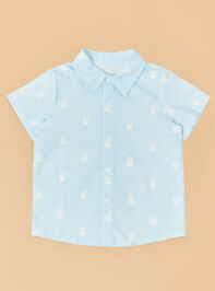 Banks Bunny Button-Down Detail 2 - ALTAR'D STATE KIDS