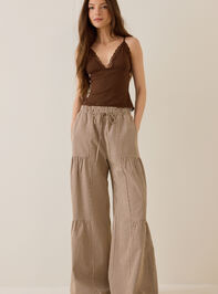 Erin Stripe Wide Leg Pants Detail 3 - AS Kids