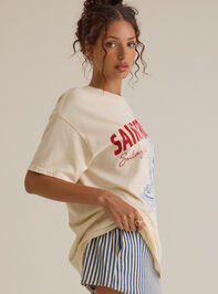 Saint Tropez Sailing Club Oversized Tee Detail 6 - ALTAR'D STATE KIDS