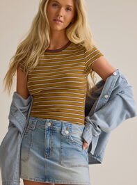 Franny Denim Mini Skirt Detail 3 - AS Kids
