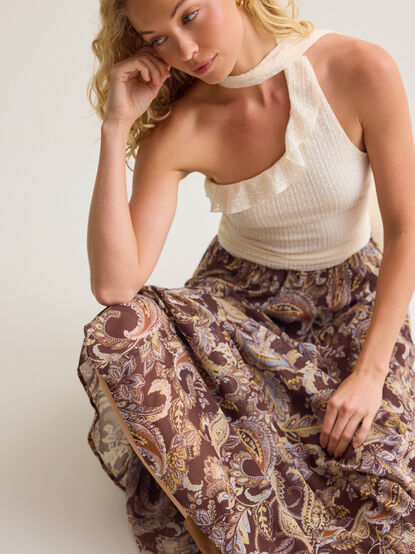Janet Paisley Midi Skirt - AS Kids