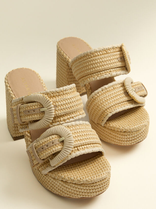 Danila Platform Raffia Heels Detail 2 - AS Kids