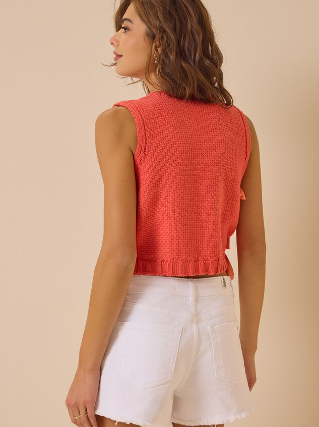 Charlie Side Tie Sweater Tank Detail 5 - ALTAR'D STATE KIDS