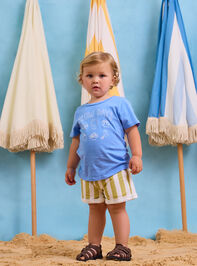 Cash Striped Short - AS Kids