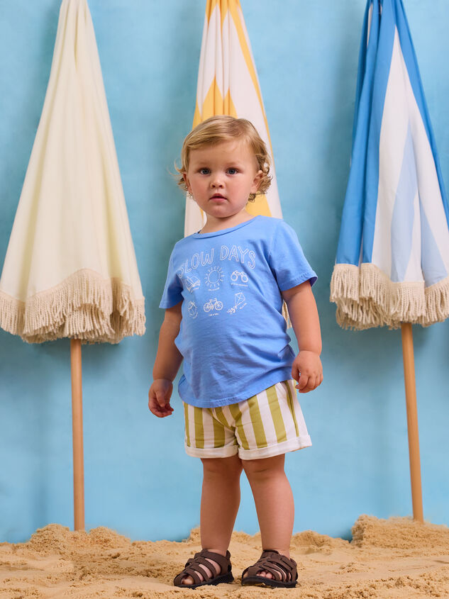 Cash Striped Short - AS Kids