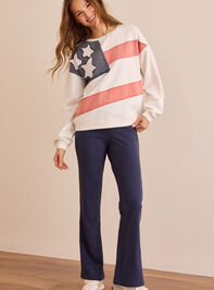 USA Flag Applique Pullover Detail 3 - ALTAR'D STATE KIDS