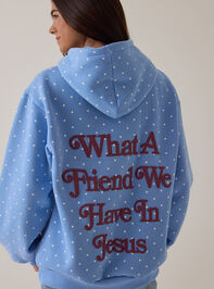 What A Friend We Have in Jesus Hoodie Detail 2 - AS Kids
