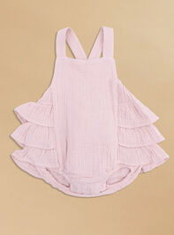 Ava Muslin Ruffle Bubble - ALTAR'D STATE KIDS