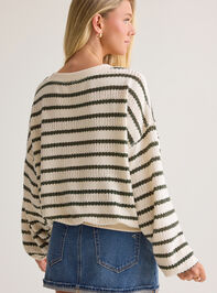Brooke Textured Striped Top Detail 5 - AS Kids