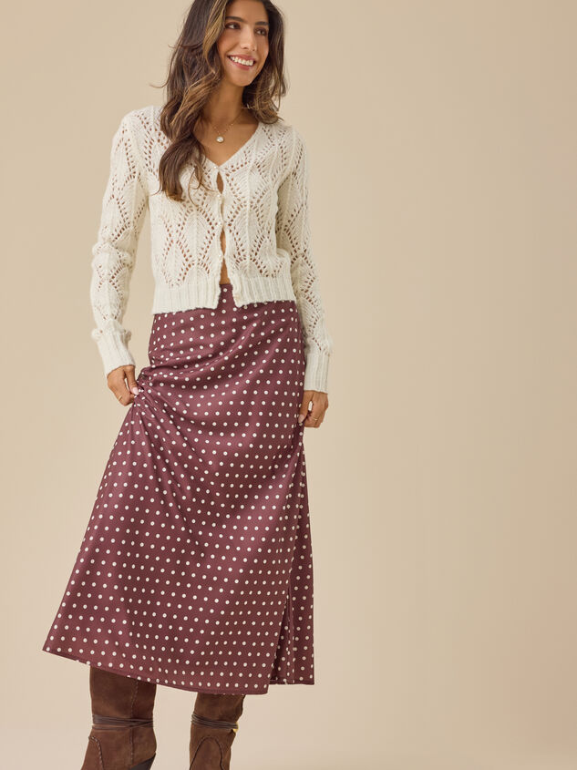 Ava Pearl Button Pointelle Cardigan - ALTAR'D STATE KIDS