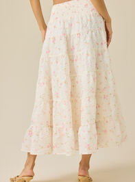 Primrose Tiered Floral Midi Skirt Detail 5 - ALTAR'D STATE KIDS