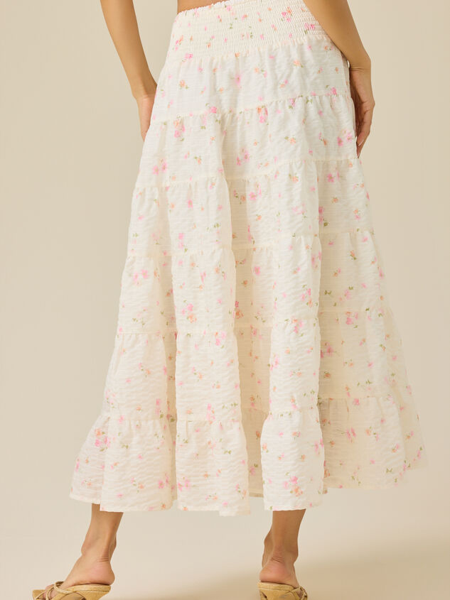 Primrose Tiered Floral Midi Skirt Detail 5 - ALTAR'D STATE KIDS