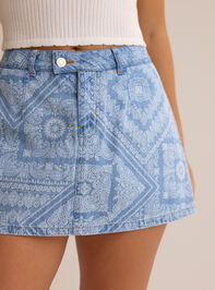 Naomi Bandana Denim Skirt Detail 2 - AS Kids