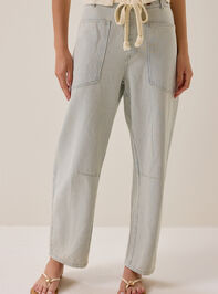 Laine Striped Barrel Jeans Detail 3 - AS Kids