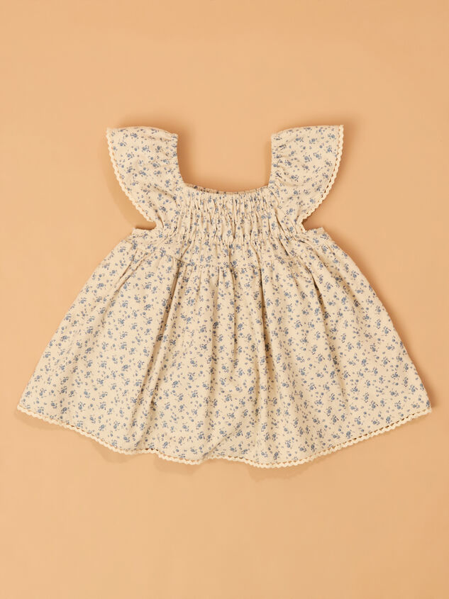 Emmy Floral Baby Dress Detail 2 - AS Kids