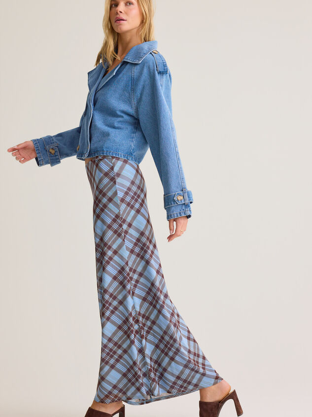 Margot Cropped Denim Trench Detail 6 - AS Kids