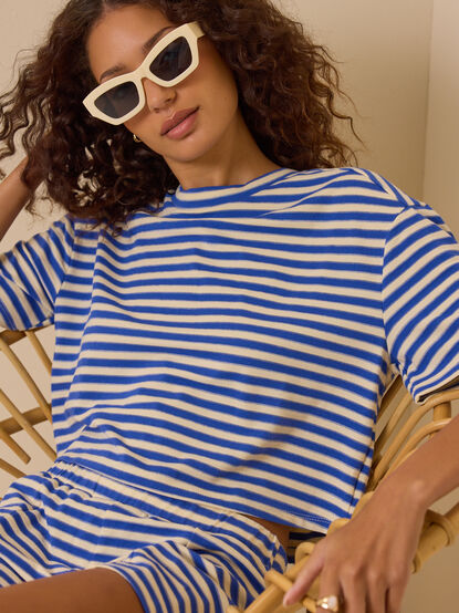 Nyra Stripe Relaxed Top - ALTAR'D STATE KIDS
