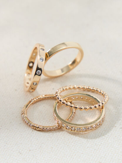 Crystal Ring Set - ALTAR'D STATE KIDS