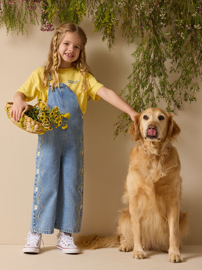 Daisy Dash Toddler Overalls - ALTAR'D STATE KIDS