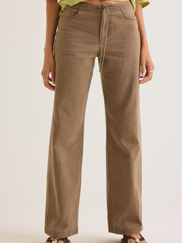 Lynn Tie Waist Low-Rise Jean Detail 3 - AS Kids
