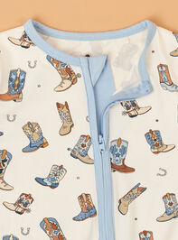 Buckaroo Boots Romper Detail 3 - AS Kids