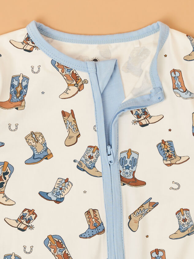 Buckaroo Boots Romper Detail 3 - AS Kids