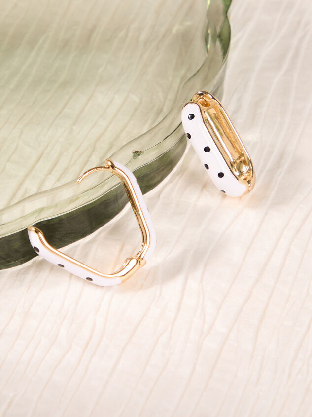 Dotted Oval Statement Hoops Detail 3 - AS Kids