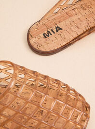 Darby Jelly Cage Mule Flat Detail 2 - AS Kids